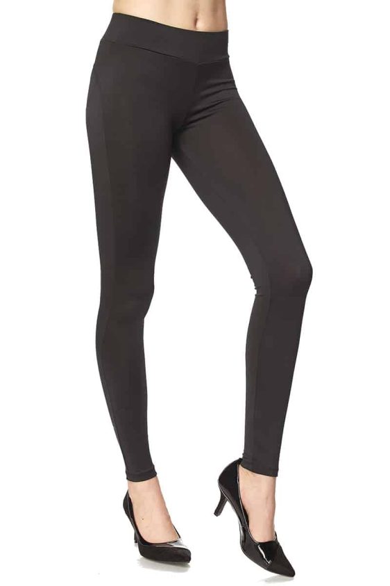 Solid active push-up leggings - 1