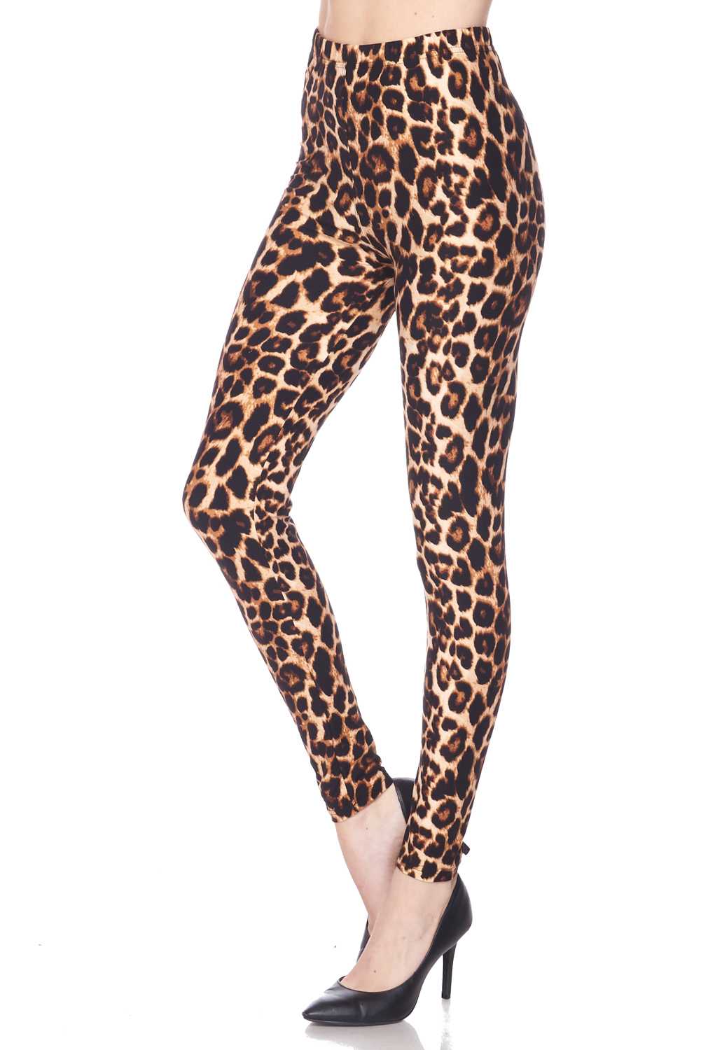 Classy Leopard Animal Printed Brush Leggings - 3