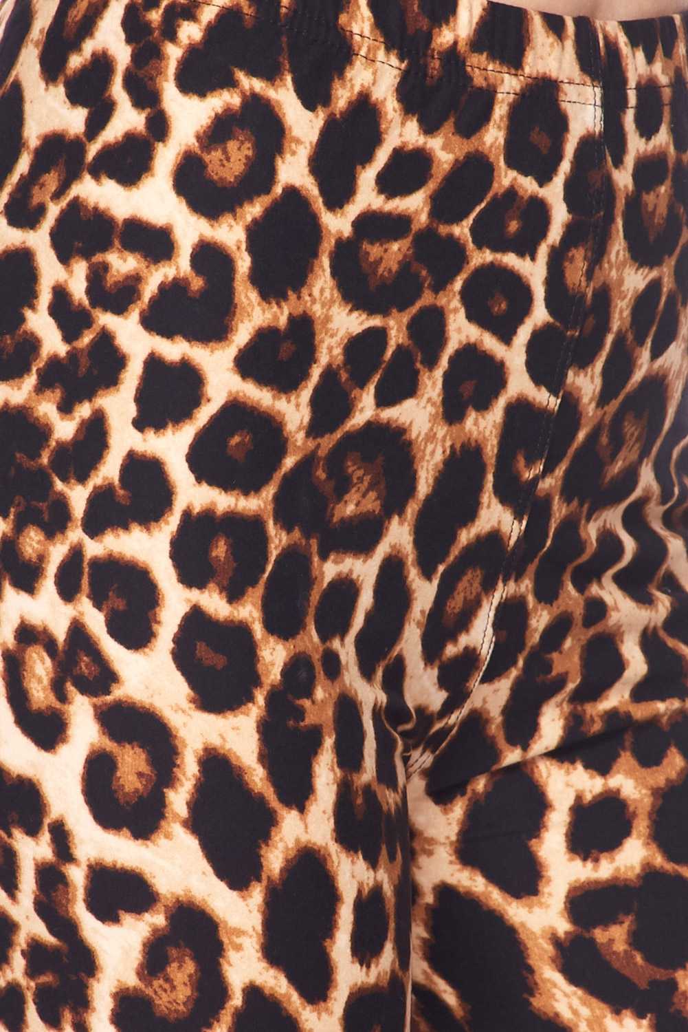 Classy Leopard Animal Printed Brush Leggings - 5