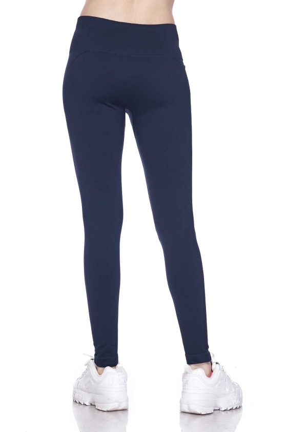 Solid Stretch Seamless Leggings - 4