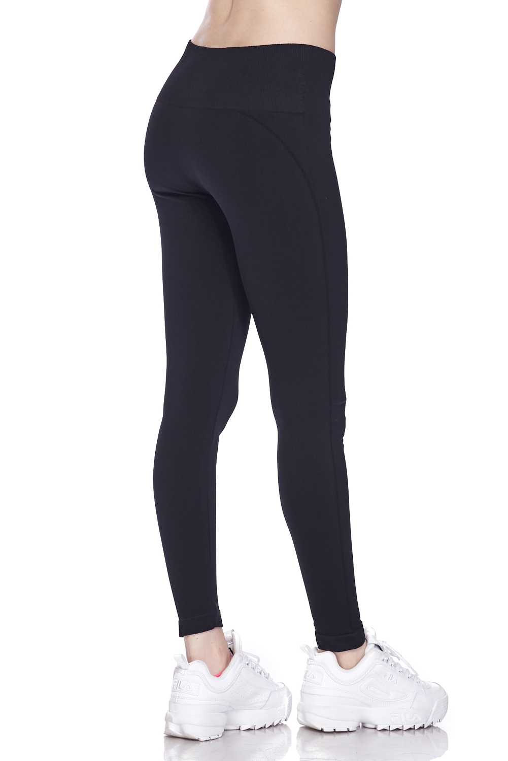 Solid Stretch Seamless Leggings - Its All Leggings