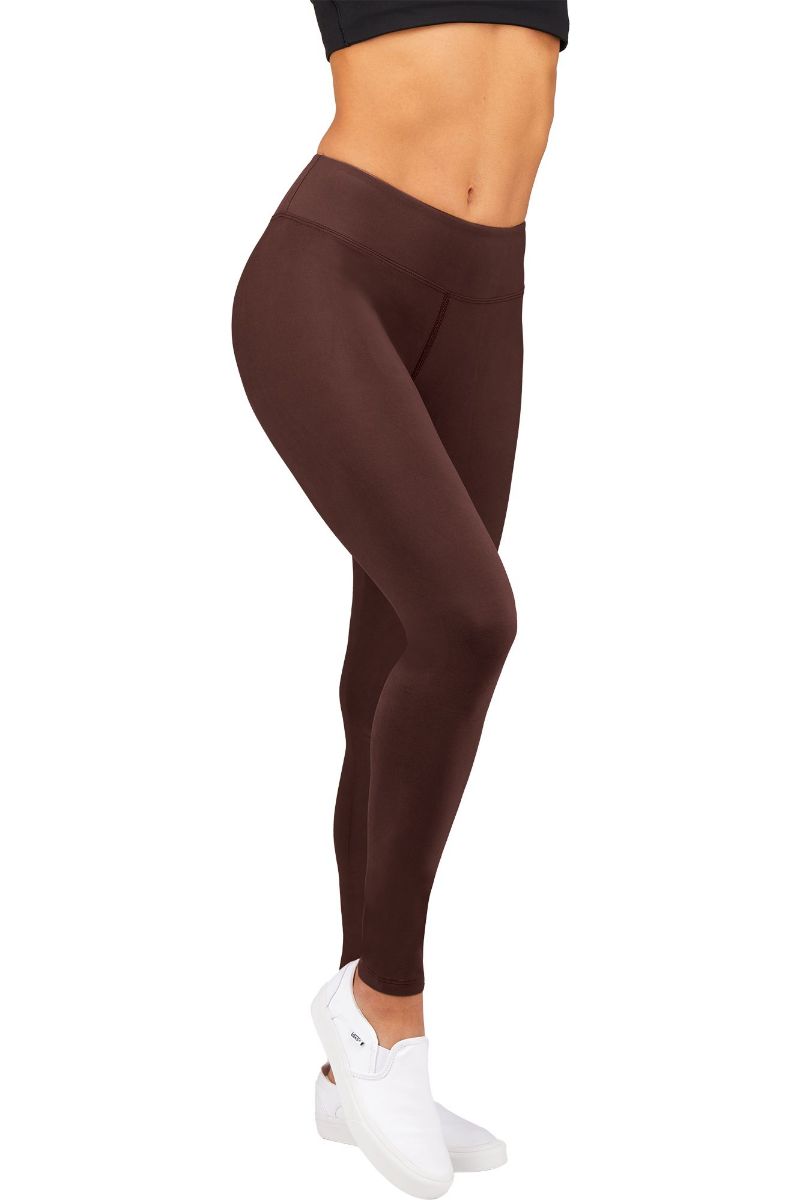 Solid Color 3 Inch High Waisted Ankle Leggings with Mesh Pockets - Its All  Leggings