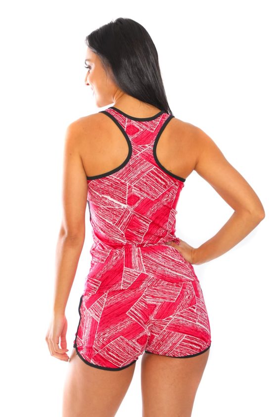 Activewear Set With a Racer Back Tank Top - 14