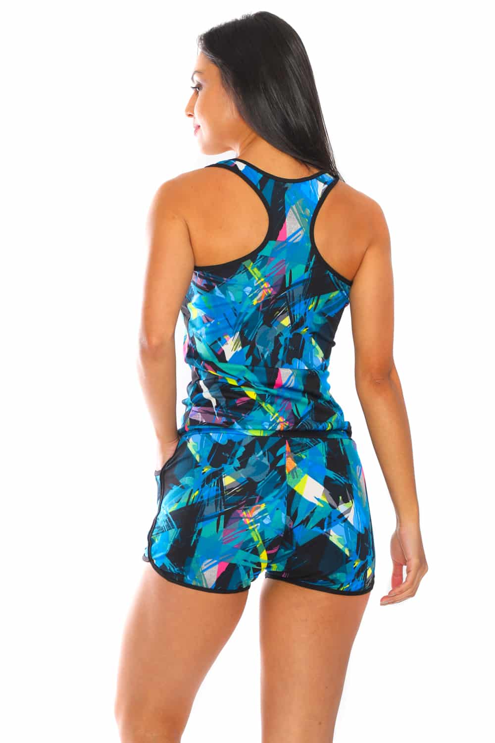 Activewear Set With a Racer Back Tank Top - 31