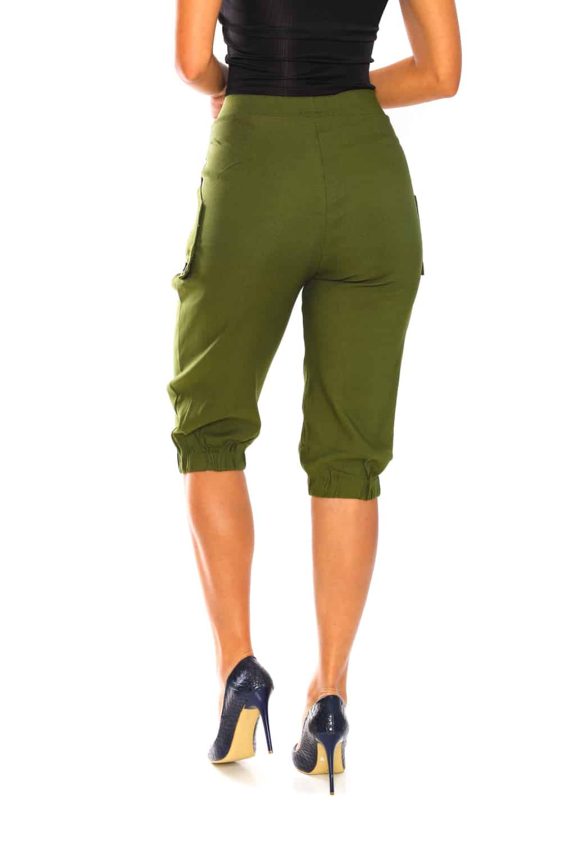 Womens Bermuda Pants with Pockets - 13