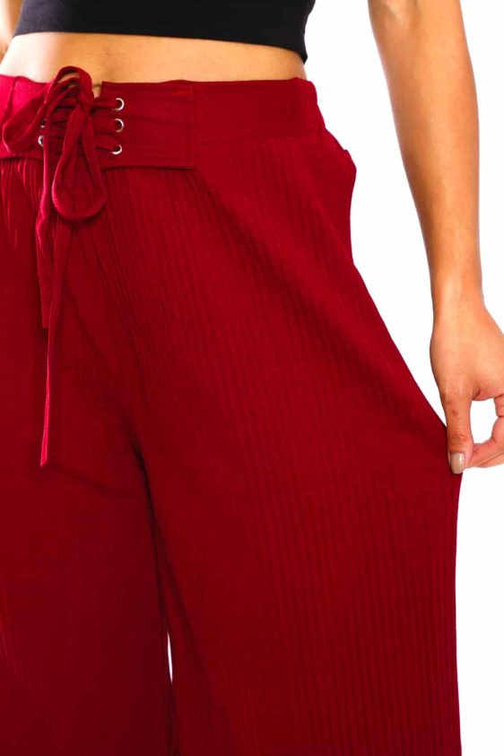Culotte Pants with Pleats - 5
