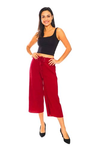 Culotte Pants with Pleats