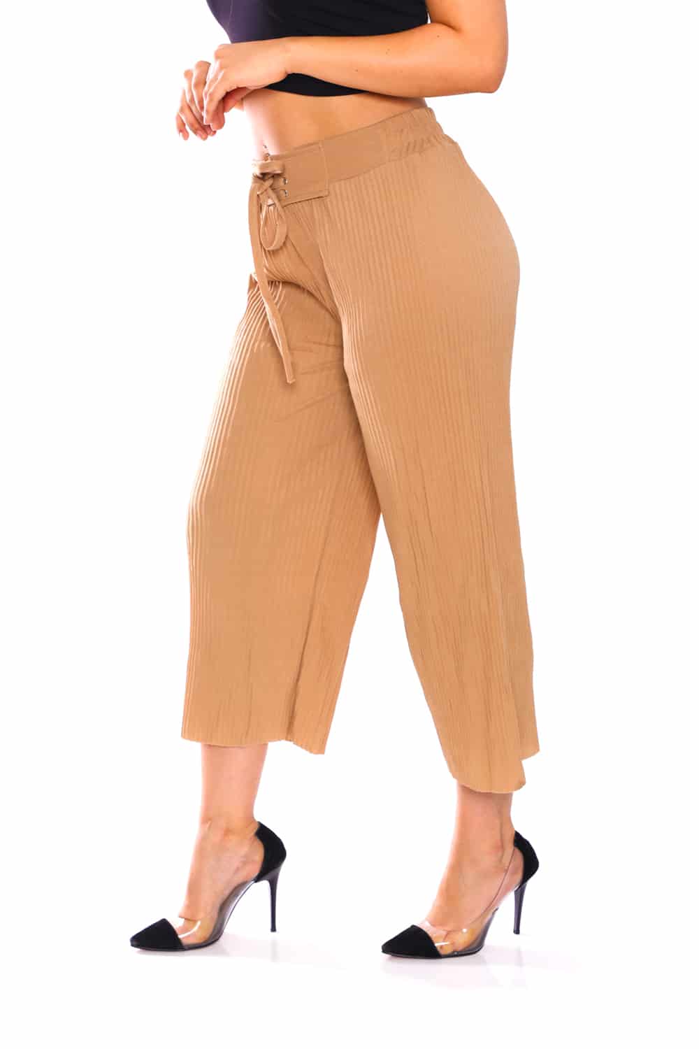 Culotte Pants with Pleats - 8