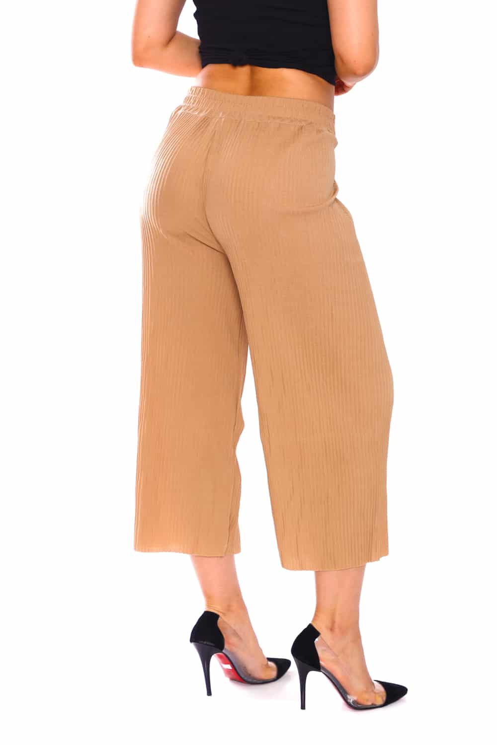 Culotte Pants with Pleats - 10