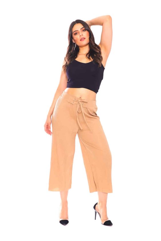 Culotte Pants with Pleats - 12