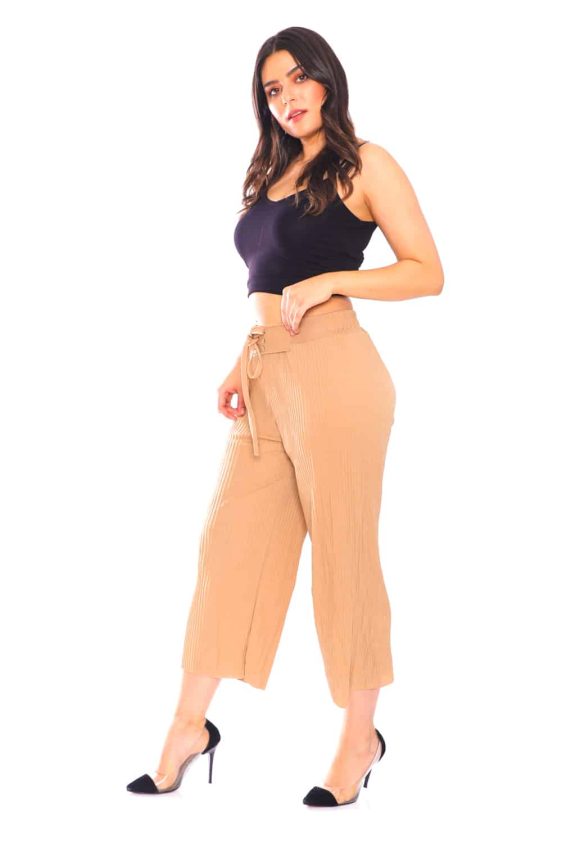 Culotte Pants with Pleats - 13
