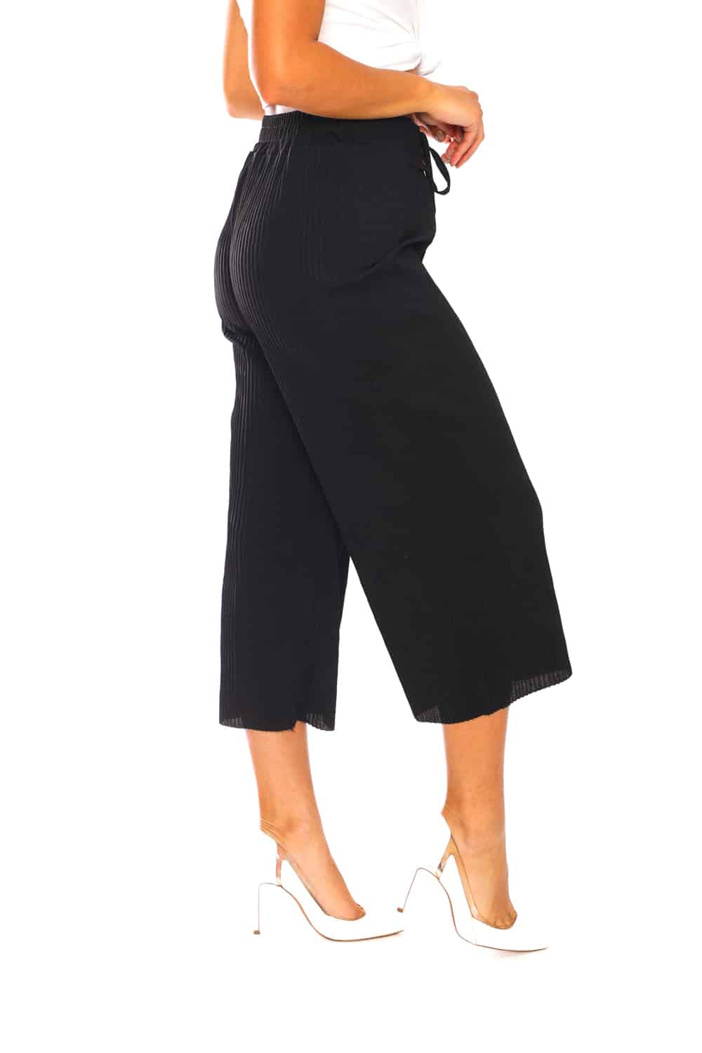 Culotte Pants with Pleats - 18