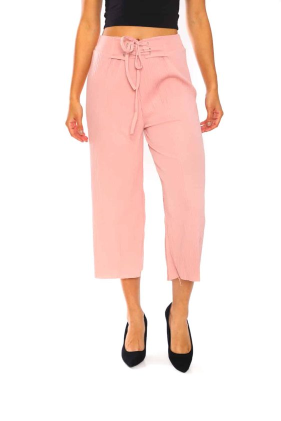 Culotte Pants with Pleats - 23