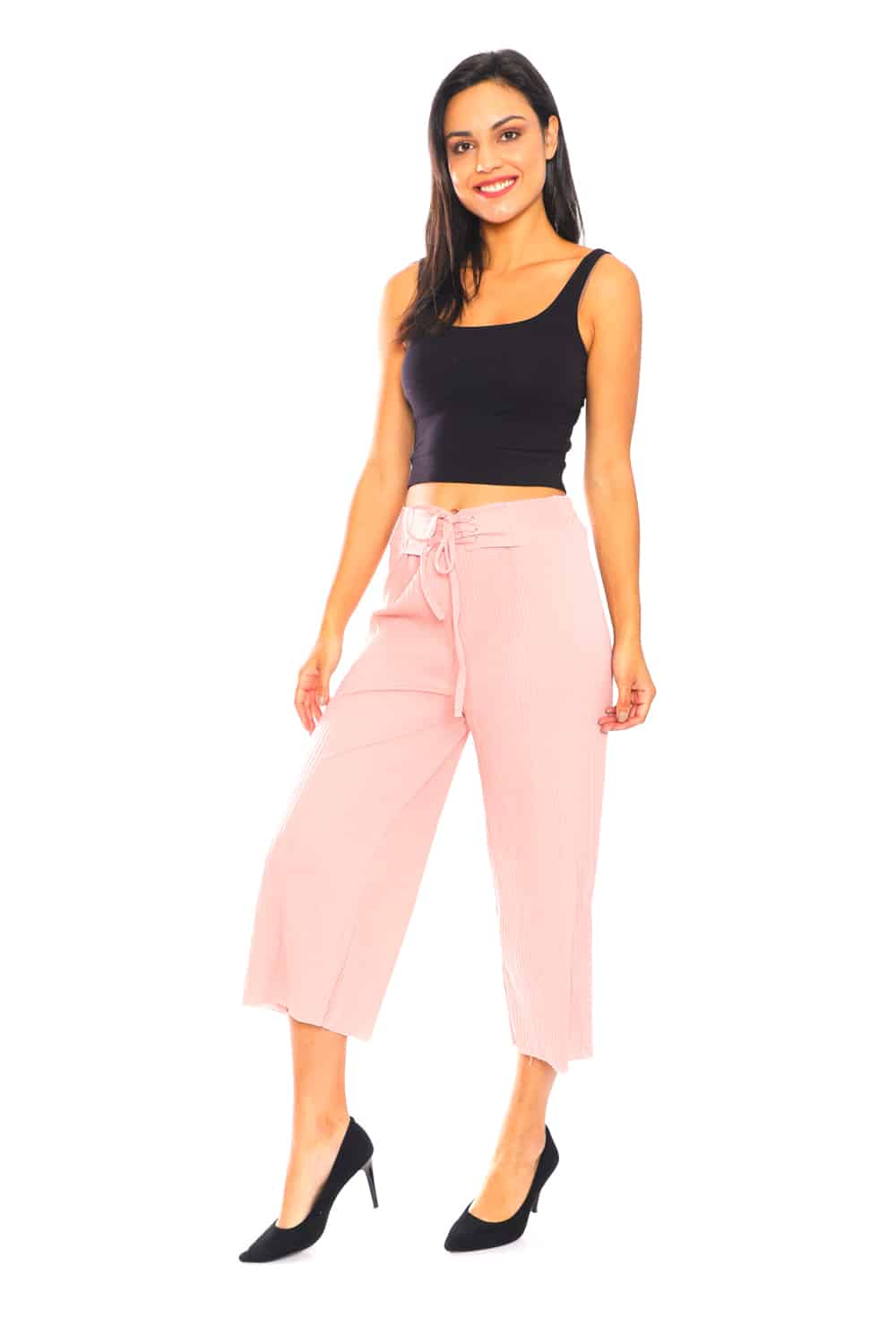 Culotte Pants with Pleats - 29