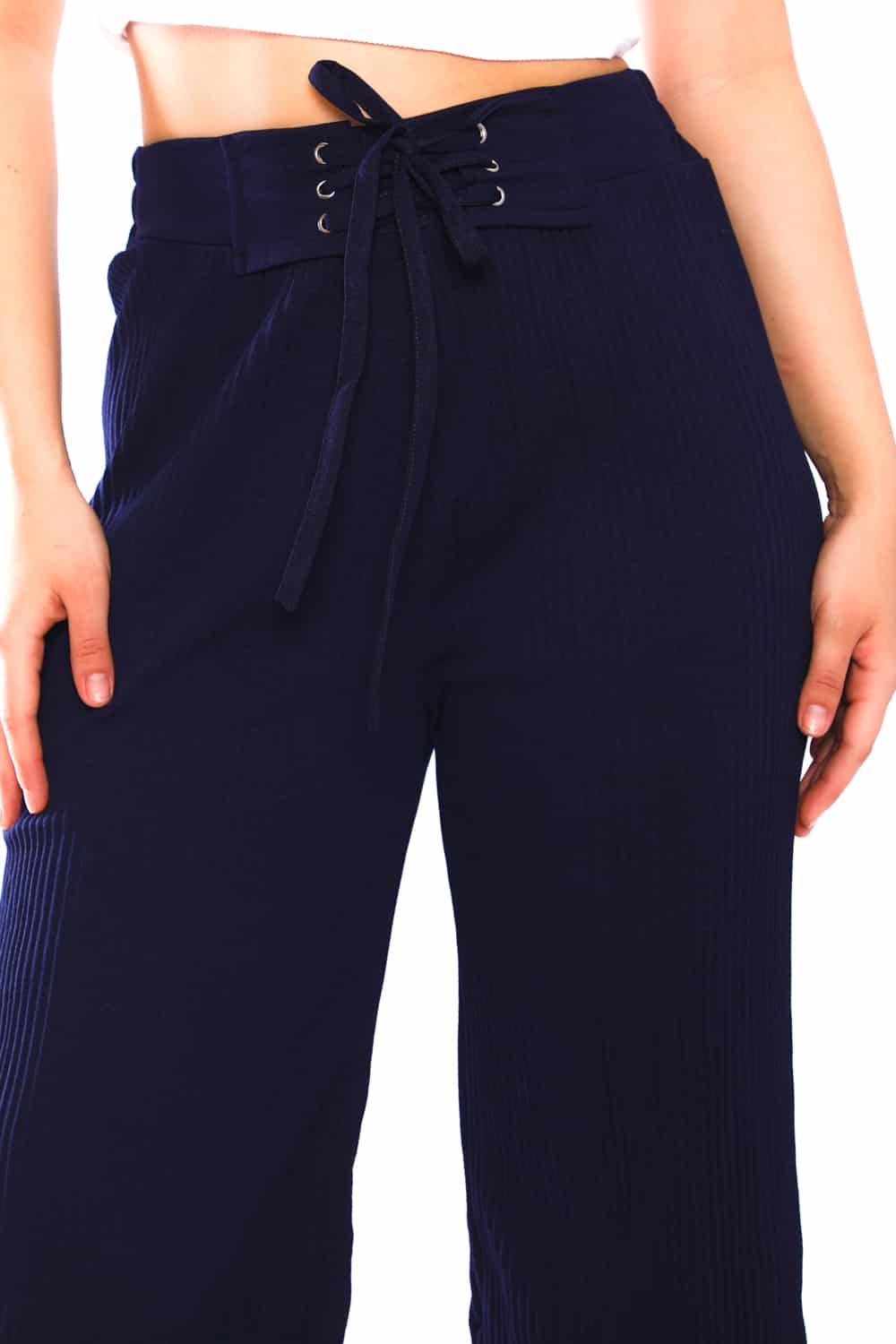 Culotte Pants with Pleats - 34