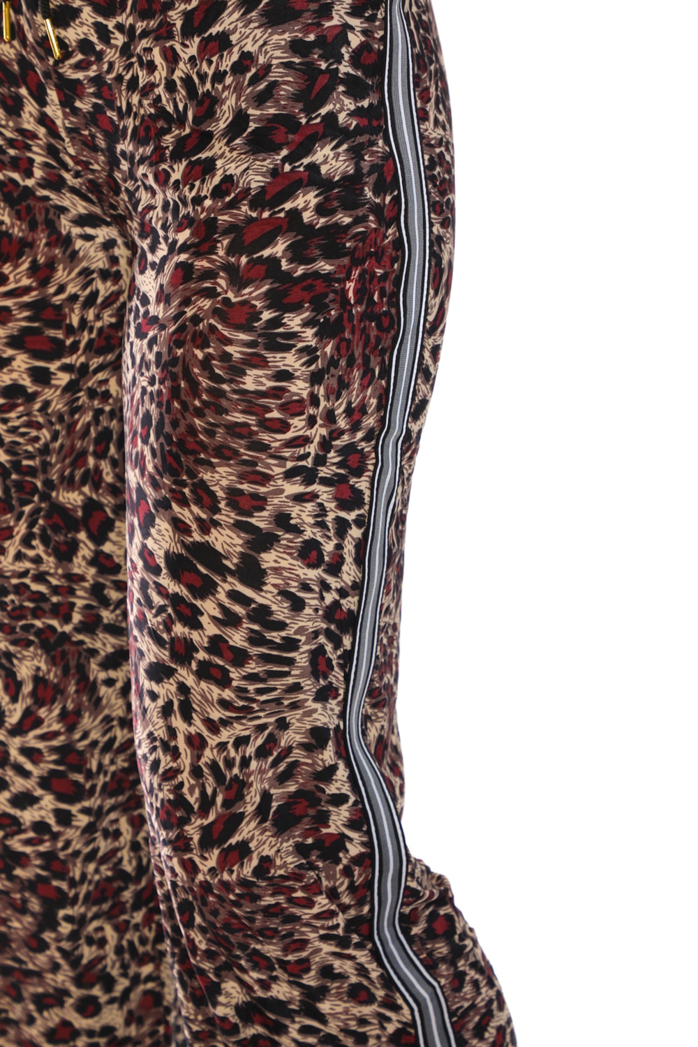 Women's Side Tape Leopard Pants - 6
