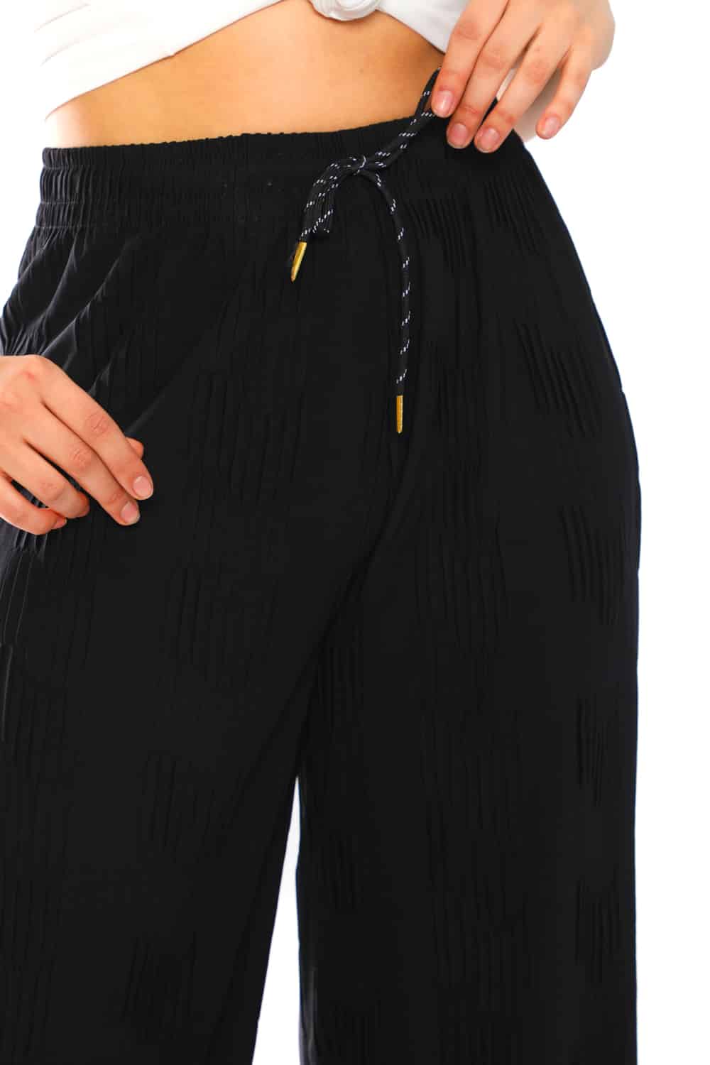 Women's Pleats Flowy Wide Pants - 13