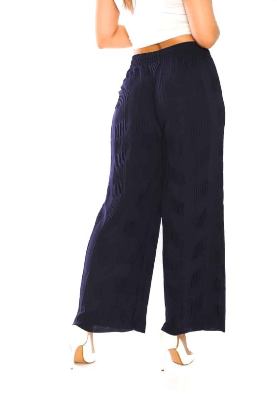 Women's Pleats Flowy Wide Pants - 33