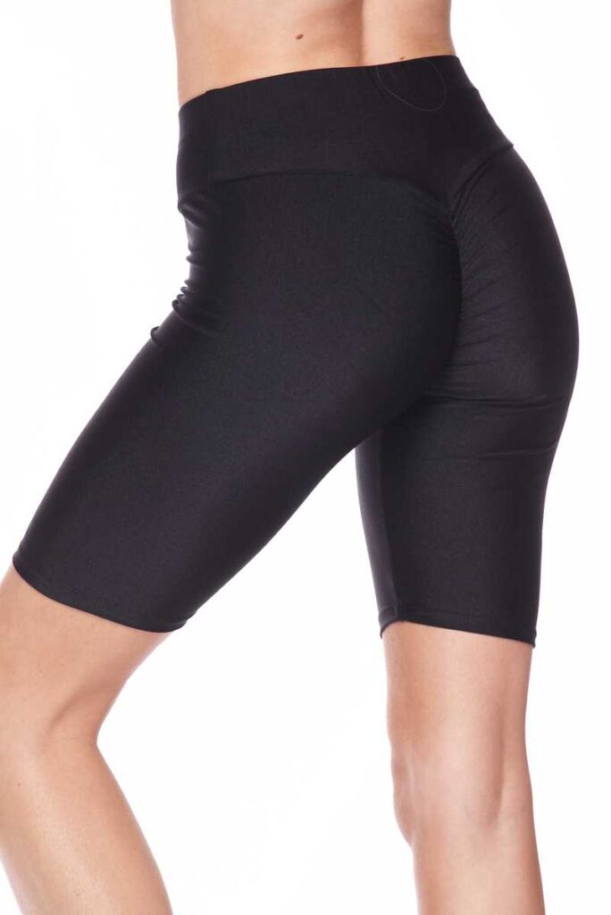 Shiny Brazilian Scrunch Butt Lifting Biker Short - Its All Leggings