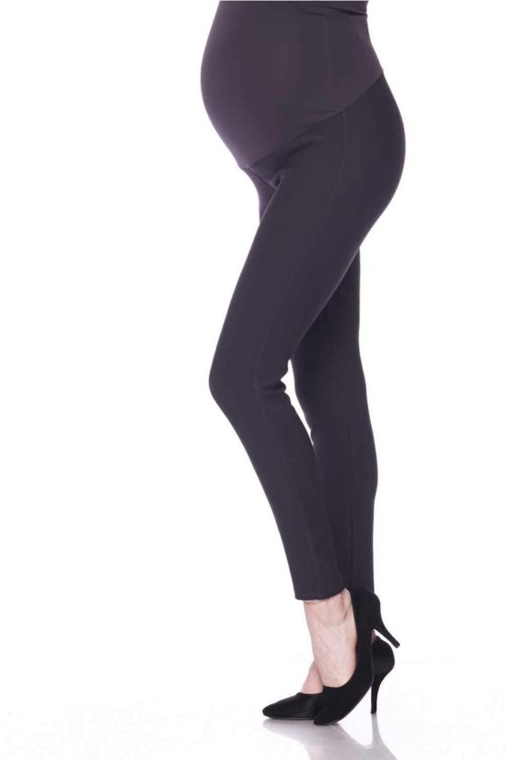Solid Maternity Stretch Pants - 5
