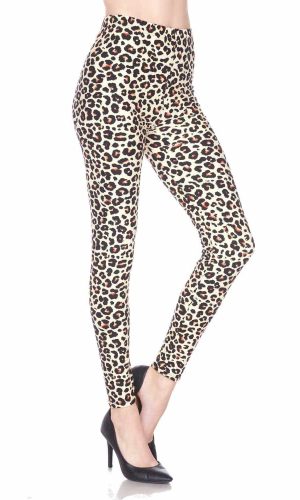 Stylish Leopard Print Ankle Leggings