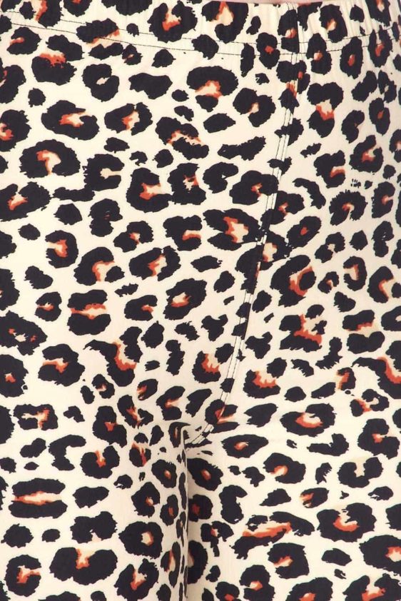 Stylish Leopard Print Ankle Leggings - 5