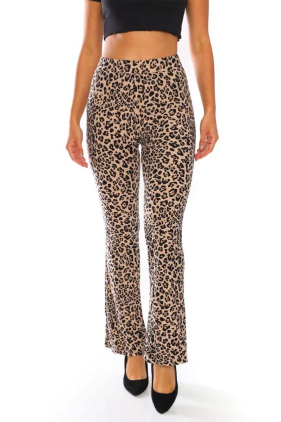 Yummy Material Leopard Print Flare Pants - 3