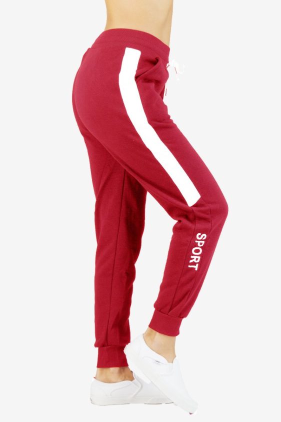 Women’s Jogger Pants with Sport Letter on Side