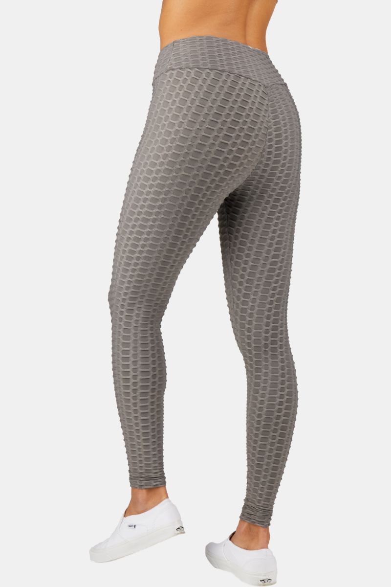 Women's Plus Size High Waist Yoga Pants Tik Tok Tiktok Honeycomb Bubble  Leggings for Women