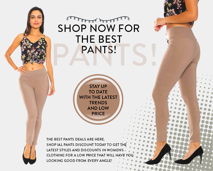 Shop Now For Best Pants Banner
